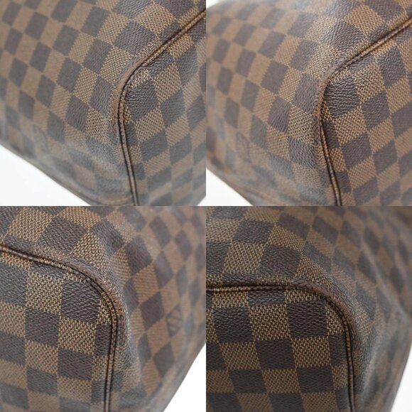 LOUIS VUITTON Neverfull GM Shoulder Tote Bag Damier Leather Brown N51106 43YH535 - Picture 7 of 15
